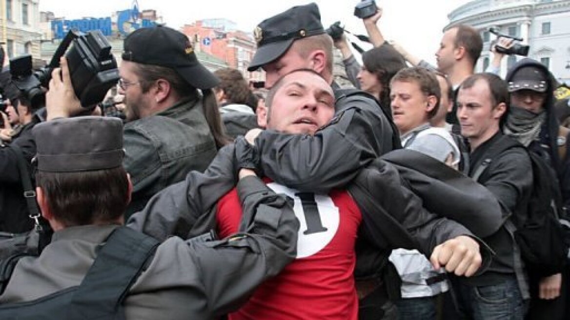 Συλλήψεις διαδηλωτών στο κέντρο της Μόσχας 